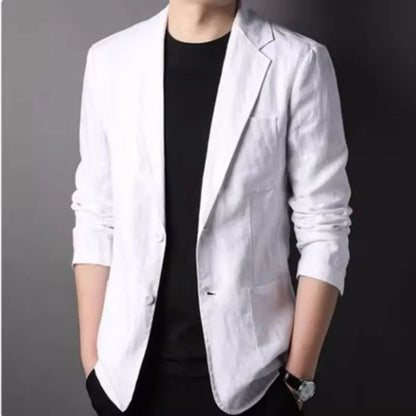 Fashion Coat Linen Blaze