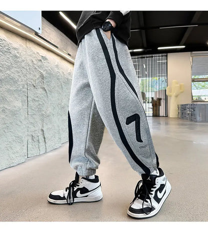Teen Boys’ Spring Autumn School Trousers