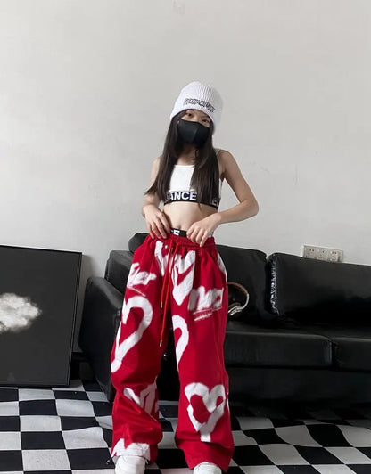 Teens Hip Hop Graffiti Shirt Pant