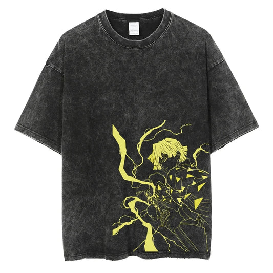 Zenitsu Agatsuma Thunder Breathing Graphic Shirt