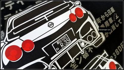 Japanese Style Nissan Modified Car T-shirt
