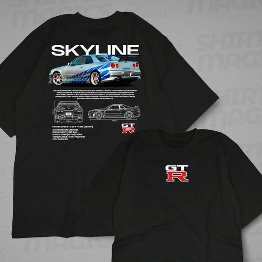 Classic Car Printed American Women’s Tee