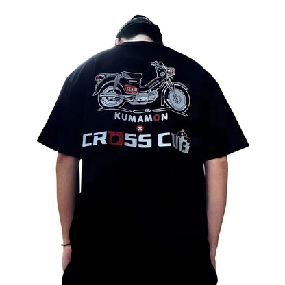 Motorcycle Style Kumamon X Cross Cub Tee