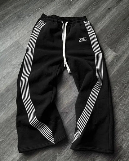 Embroidered Grey Camo Jogger Sweatpants Unisex
