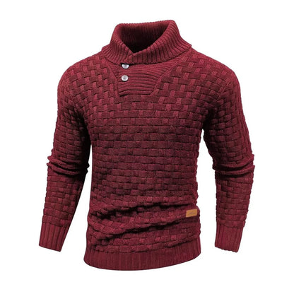 Sweater Winter Knitted Crew Neck Warm