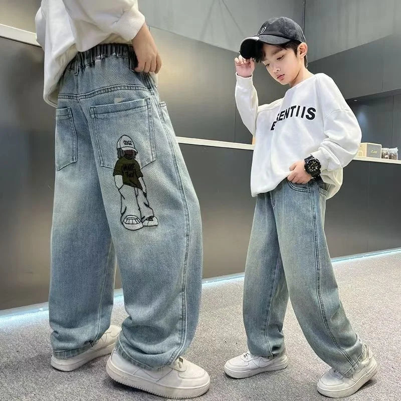 Denim Trousers Jeans Teenager
