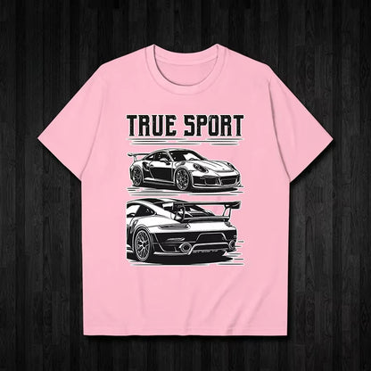 Porsche Sports Car Graphic Cotton Tee