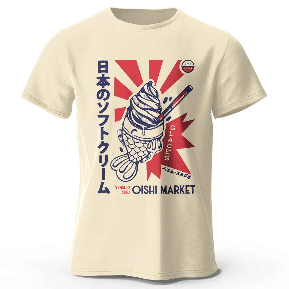 Japanese Foodie Cotton Unisex Graphic Tee