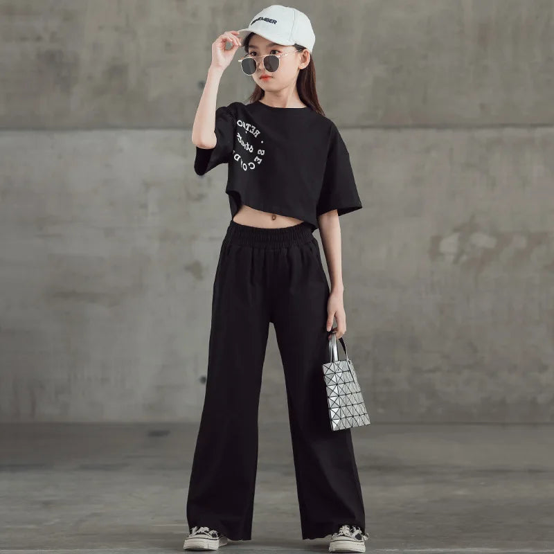 Girls Clothing 2Pcs Set Tops Pants