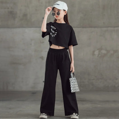 Girls Clothing 2Pcs Set Tops Pants