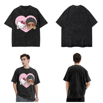 Hello Kitty Bruno Mars Cotton Shirt