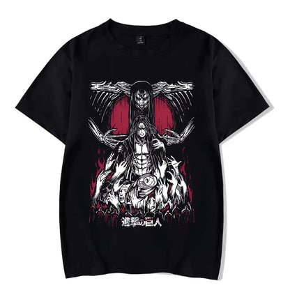 Vintage Washed Hip Hop Anime Tee