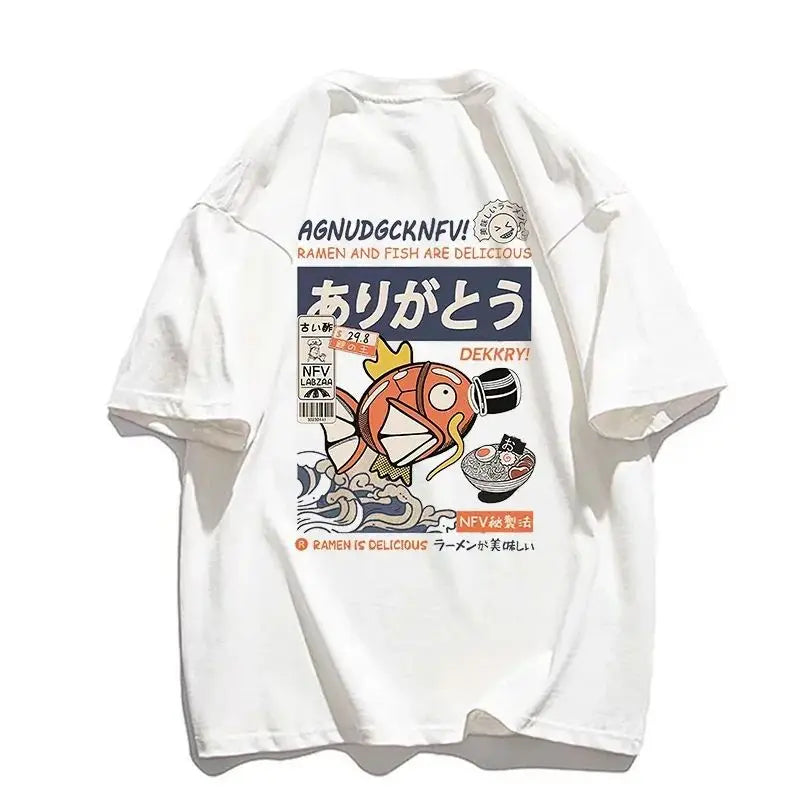 Cartoon Comic Loose Fit Cotton Women's T-shirt