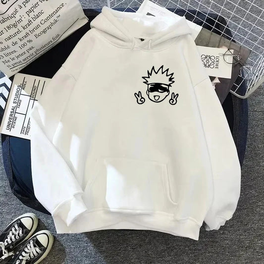 Gojo Satoru Hoodie Kawaii Anime Sweatshirt