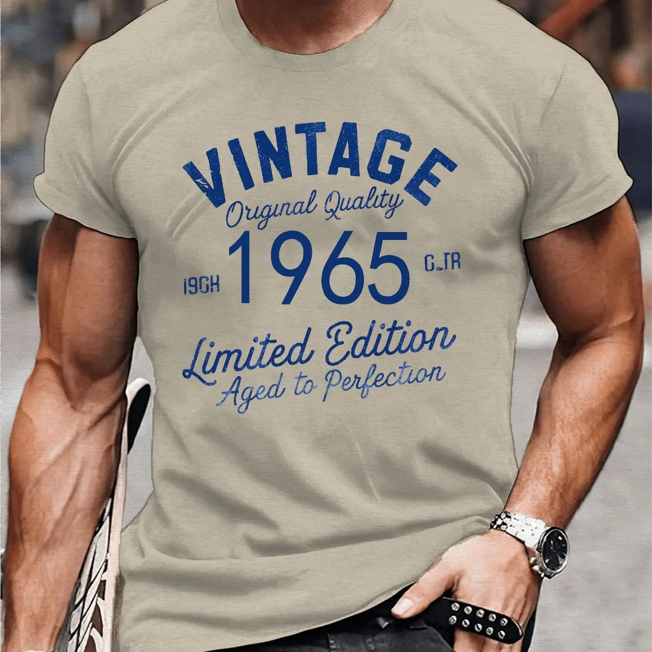VINTAGE 1965 Letter Printed T-Shirts