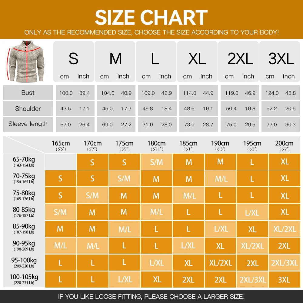Sweater Winter Knitted Crew Neck Warm
