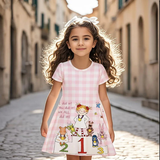 Fashion Dress Cartoon 3D Print