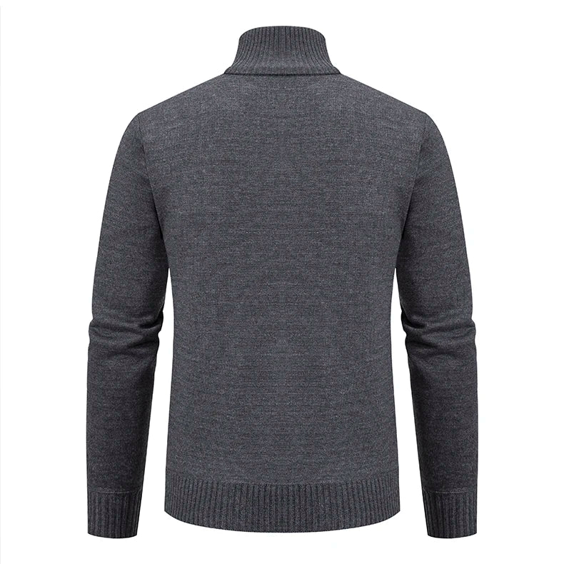 Men’s Warm Cashmere Knitted Sweater Coat