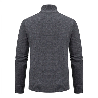 Men’s Warm Cashmere Knitted Sweater Coat