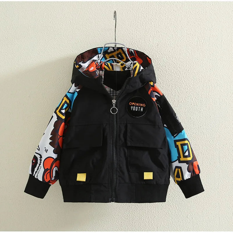 PhiDaf Hooded Windbreaker