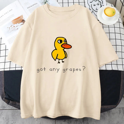 Duck Song Got Grapes Funny T-shirt Junior