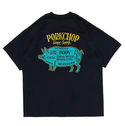 Porkchop Oversized Unisex Harajuku Skate Tee