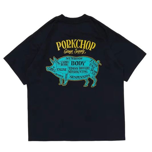 Porkchop Oversized Unisex Harajuku Skate Tee