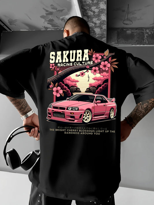 Sakura Motorsport Back Print Drift T-Shirt