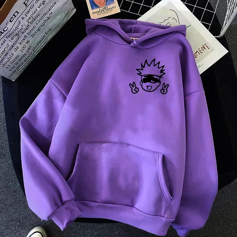 Gojo Satoru Hoodie Kawaii Anime Sweatshirt