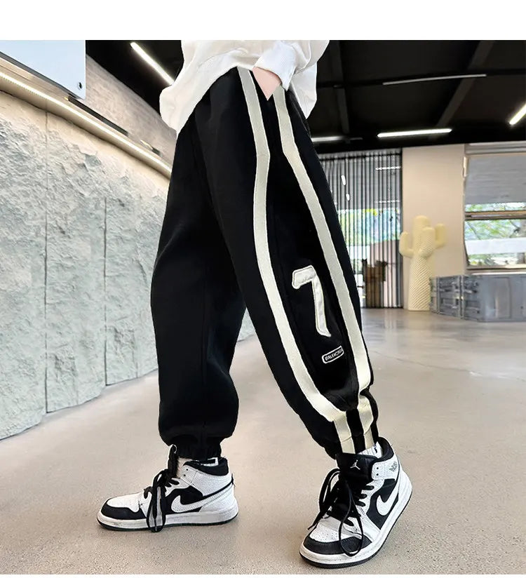 Teen Boys’ Spring Autumn School Trousers