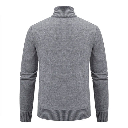Men’s Warm Cashmere Knitted Sweater Coat