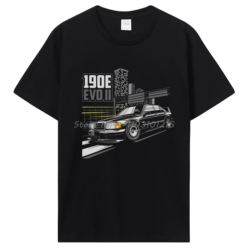 Mercedes 190E EVO Graphic Cotton T-shirt
