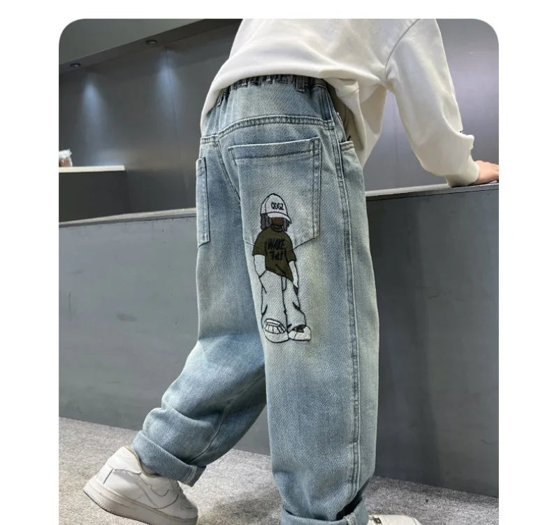 Denim Trousers Jeans Teenager
