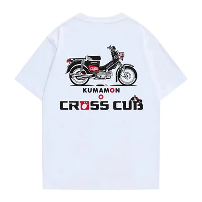 Motorcycle Style Kumamon X Cross Cub Tee