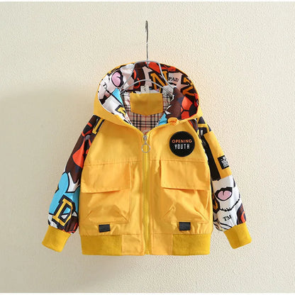 PhiDaf Hooded Windbreaker