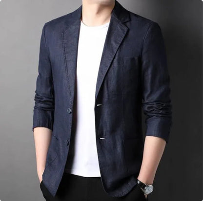 Fashion Coat Linen Blaze