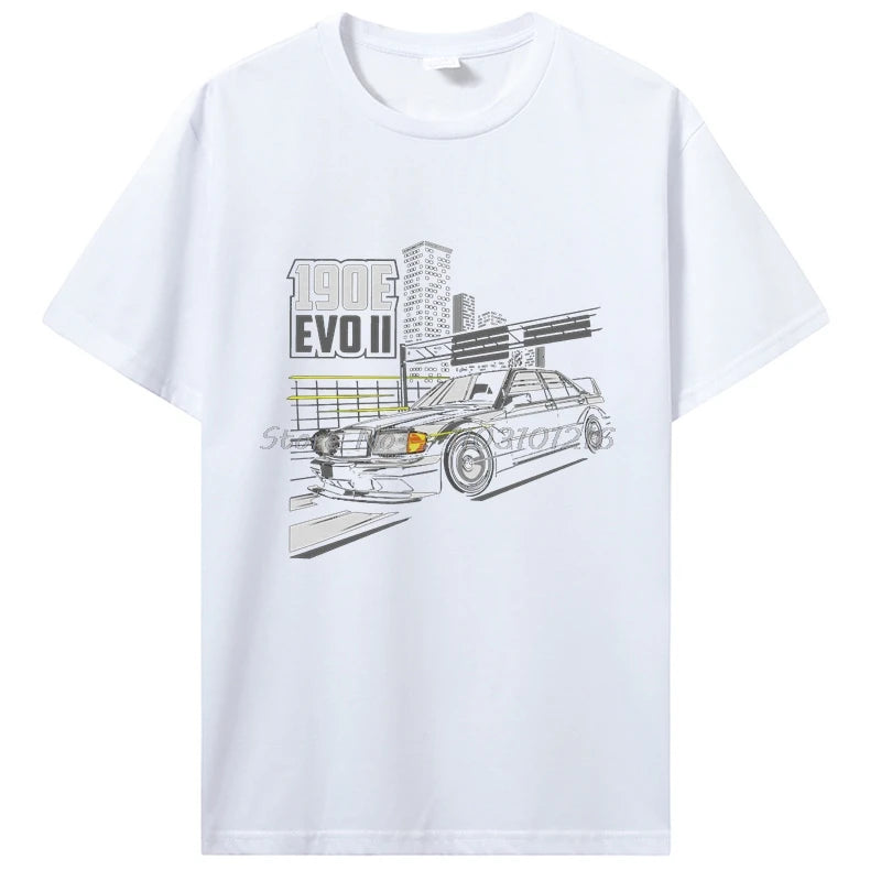 Mercedes 190E EVO Graphic Cotton T-shirt