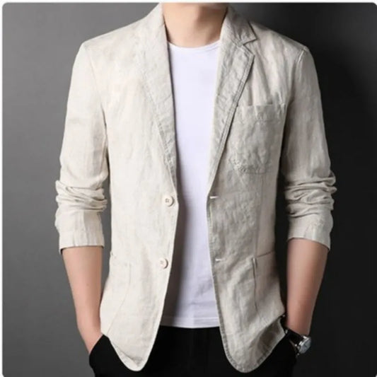 Fashion Coat Linen Blaze