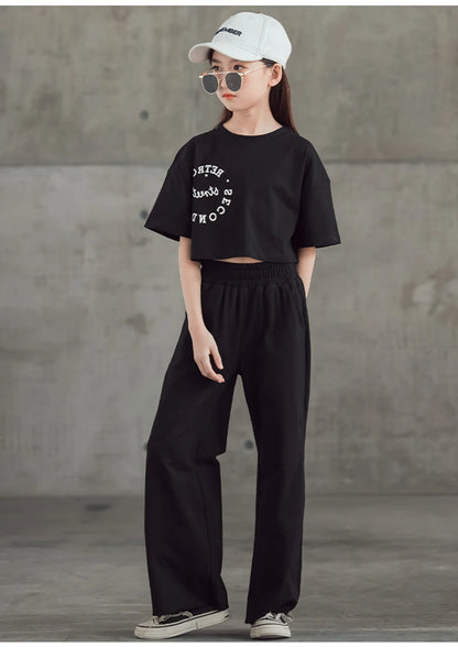 Girls Clothing 2Pcs Set Tops Pants