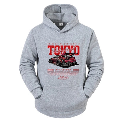 Tokyo Pattern Harajuku Streetwear Hoodie
