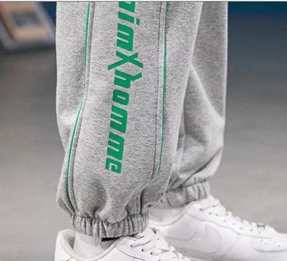 Sporty Drawstring Sweatpants Men