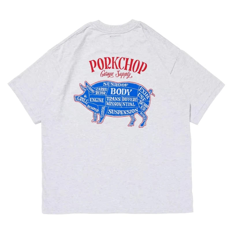 Porkchop Oversized Unisex Harajuku Skate Tee