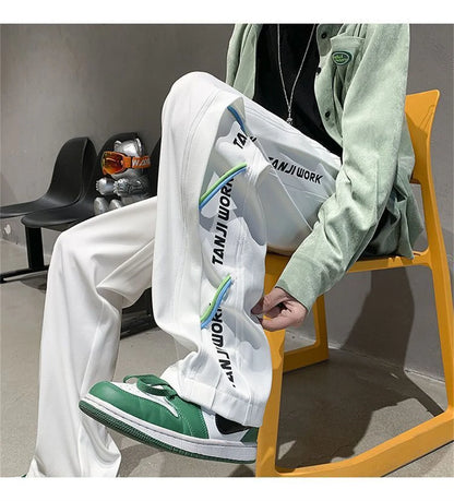 Trendy Oversized Thin Elastic Street Pants
