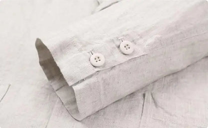 Fashion Coat Linen Blaze