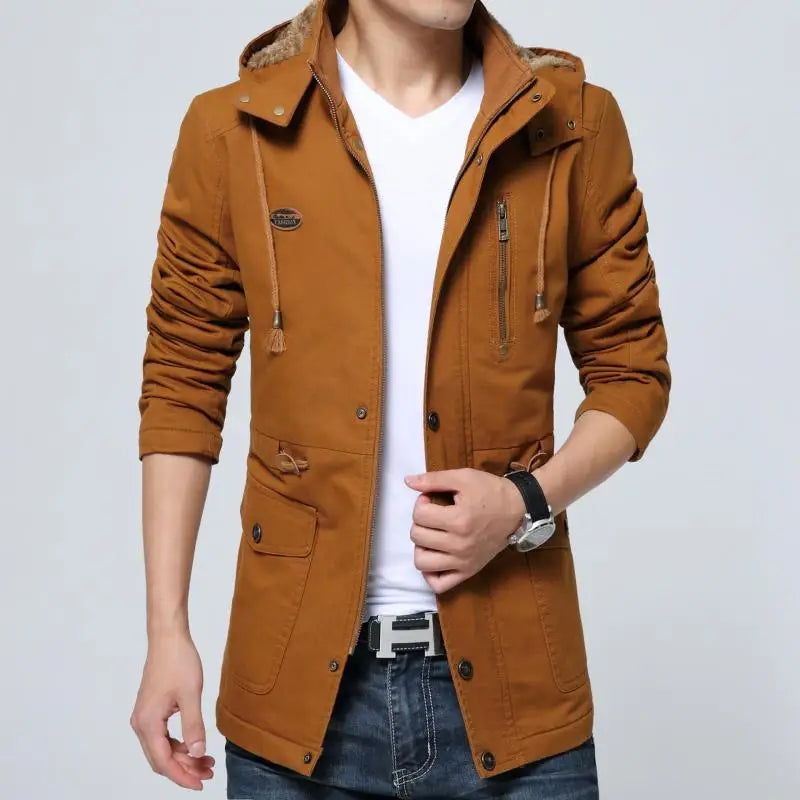 Fashion Windproof Streetwear Men’s Coat