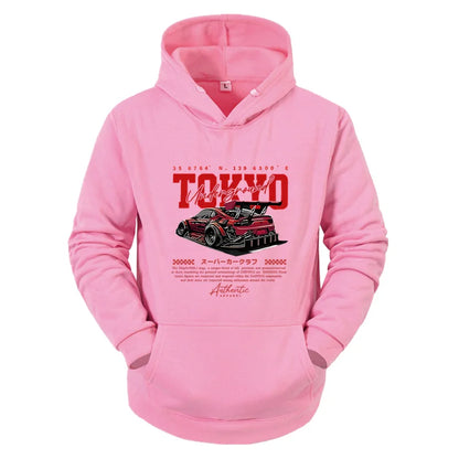 Tokyo Pattern Harajuku Streetwear Hoodie