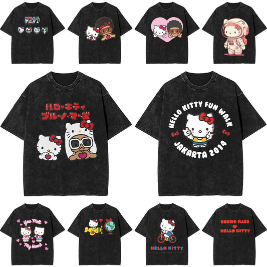 Hello Kitty Bruno Mars Cotton Shirt