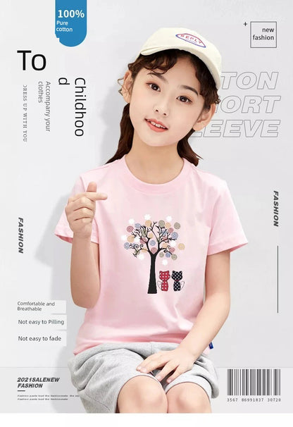 Girl Sports Short Sleeve Sets