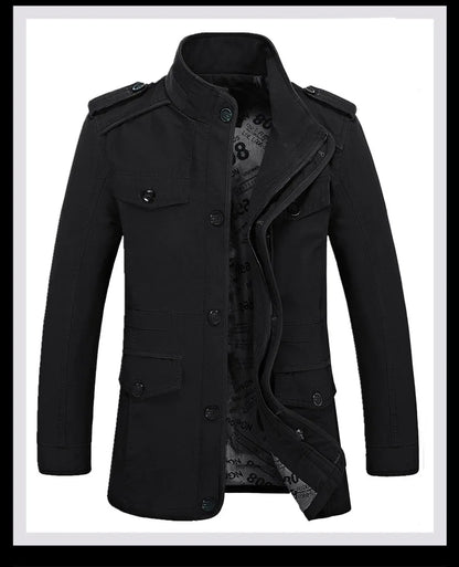 Men’s Cotton Trench Coat