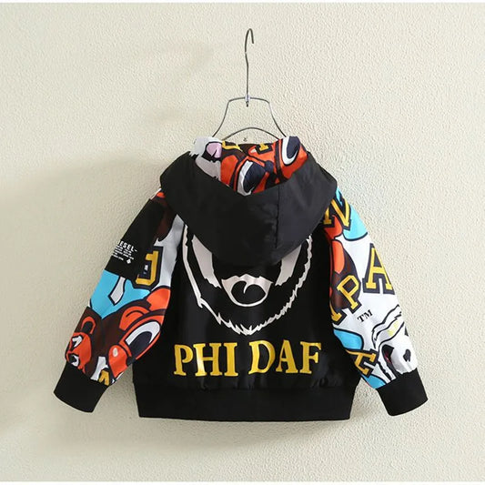 PhiDaf Hooded Windbreaker